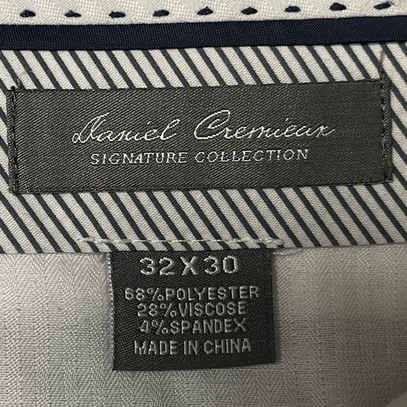 Daniel Cremieux Signature Collection Plaid Men's Pants Trousers - Size 32x30 - Picture 9 of 13